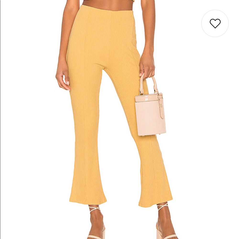 Yellow Cotton Amuse Society Pants (Mamba Pant)